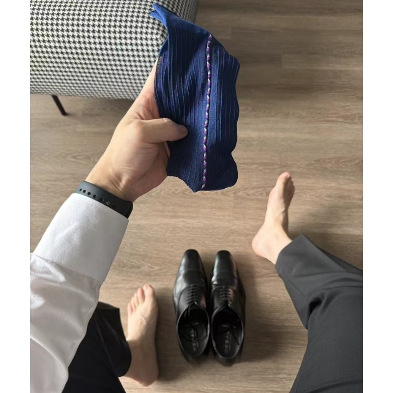 Men Formal Wear Brands - Мужские короткие носки, новые нейлоновые деловые