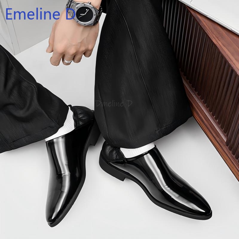 Мужские глянцевые лоферы из ла – обзор и цена Men'S Urban Formal Wear