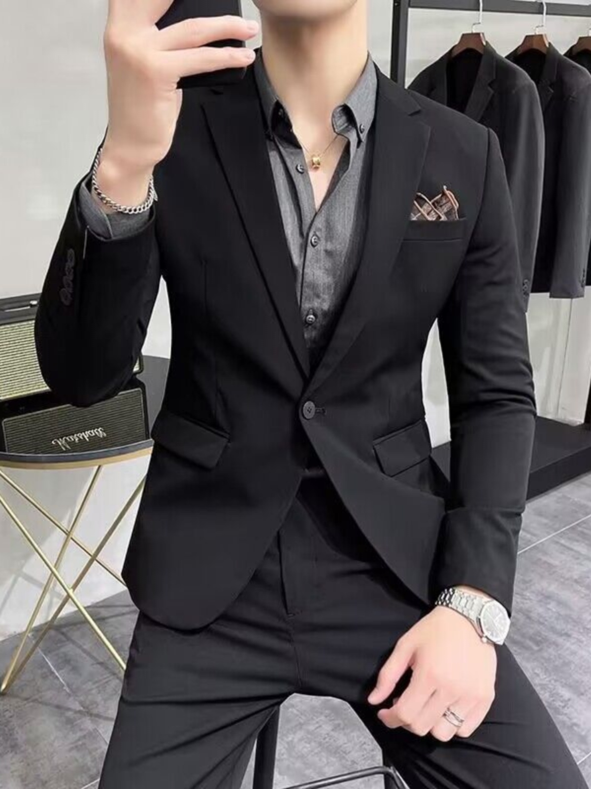Деловой повседневный костюм-тр – обзор и цена Men'S Urban Formal Wear