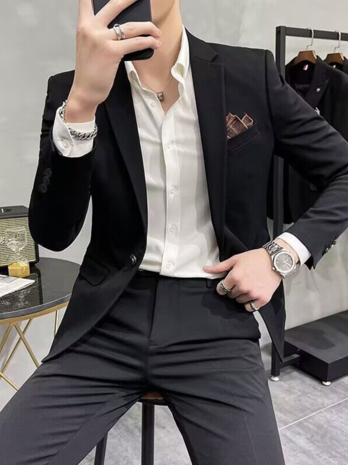 Деловой повседневный костюм-тр – обзор и цена Men'S Urban Formal Wear