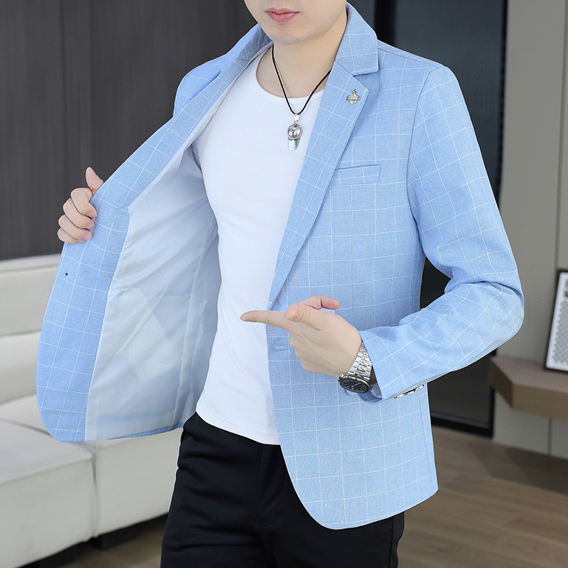 Блейзер для улицы, мужской вел – обзор и цена Korean Men Formal Wear