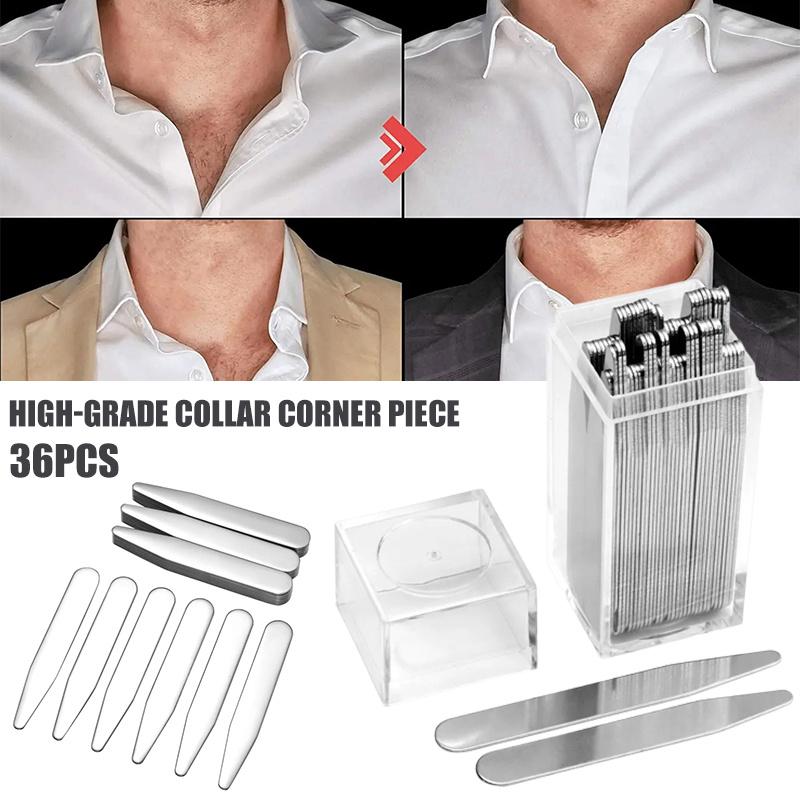 36 шт. Фиксаторы для воротника – обзор и цена Collar Stay Metal