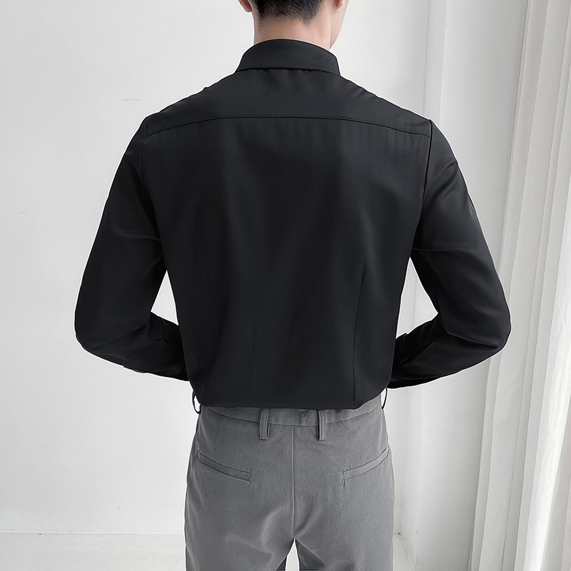 Роскошная мужская рубашка для  – обзор и цена Korean Men Formal Wear