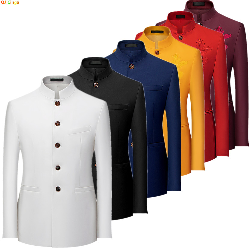 Мужской пиджак в китайском сти – обзор и цена Korean Men Formal Wear