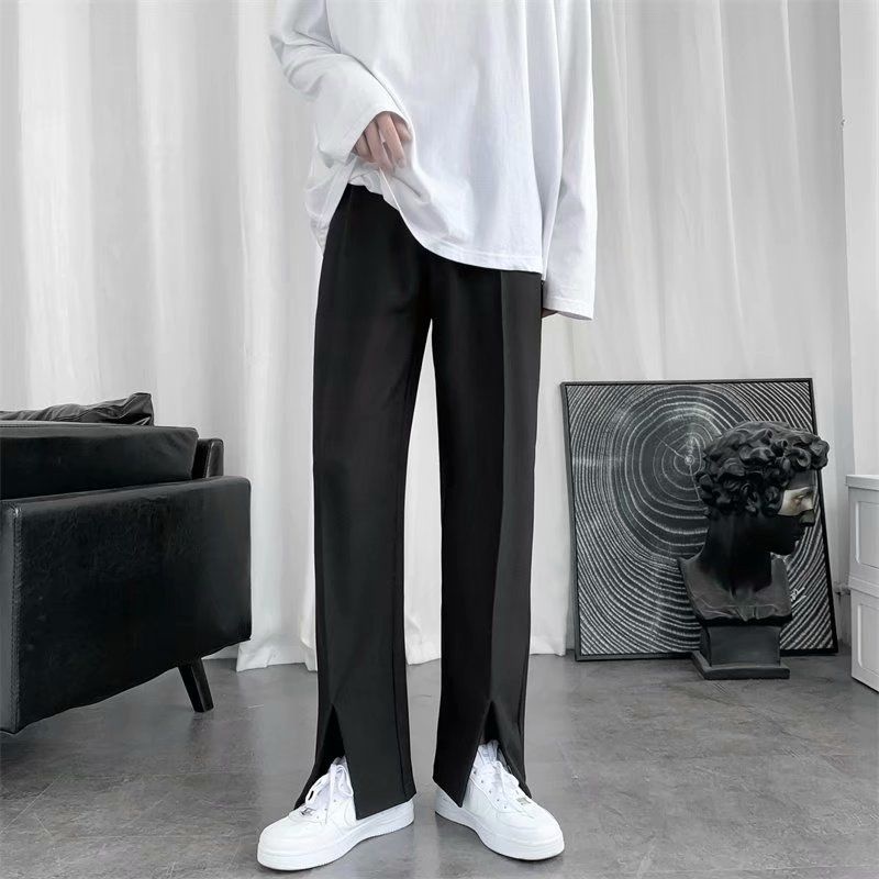Брюки мужские костюмные черные – обзор и цена Korean Men Formal Wear
